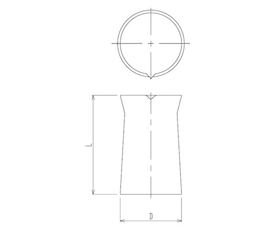 旭製作所 石英錐形燒杯 1004系列