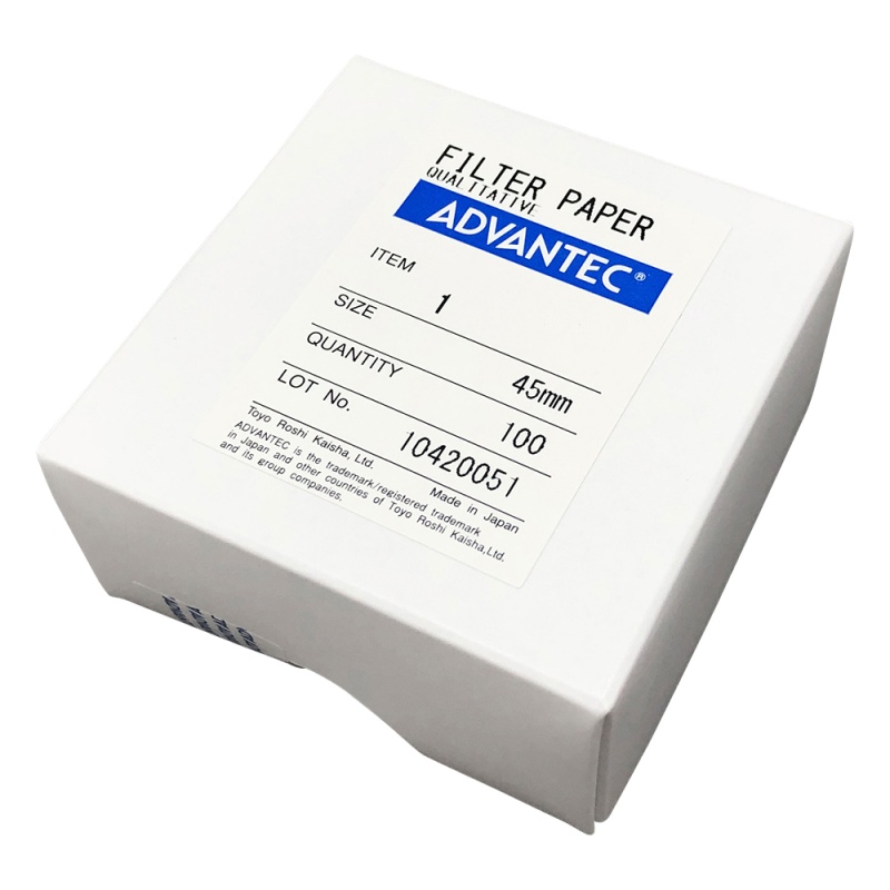 ADVANTEC 定性濾紙 No.1 100入