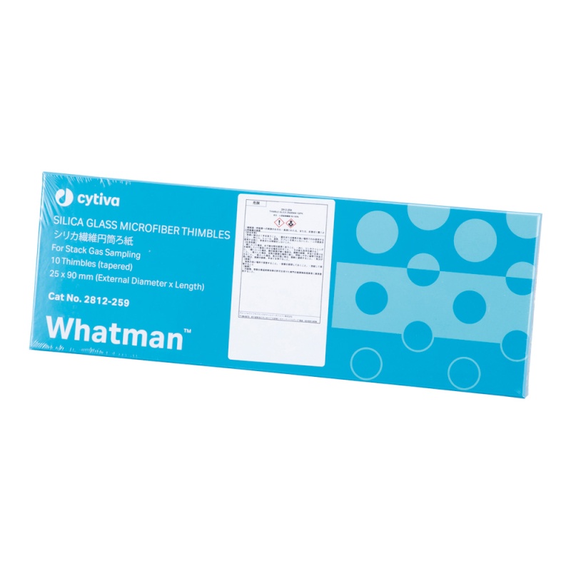 Cytiva(Whatman)二氧化矽纖維圓筒濾紙 φ25×90mm 10張 2812-259