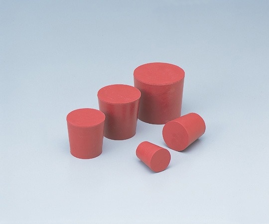 AS ONE 紅色橡膠塞