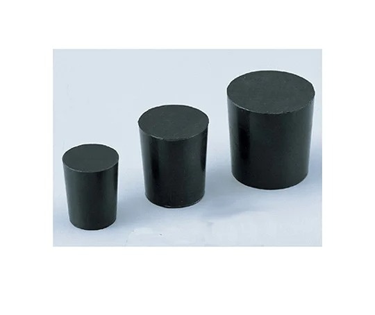 AS ONE 黑色橡膠塞