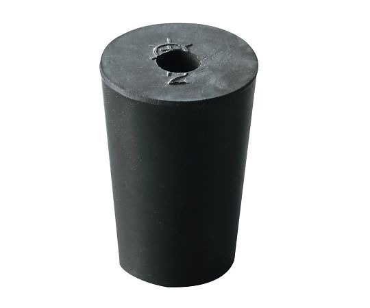 AS ONE 3號 黑色有孔矽膠塞