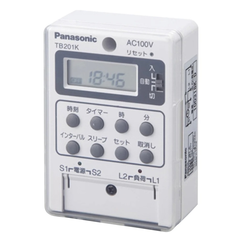 Panasonic 數位定時開關 24小時 TB201KP