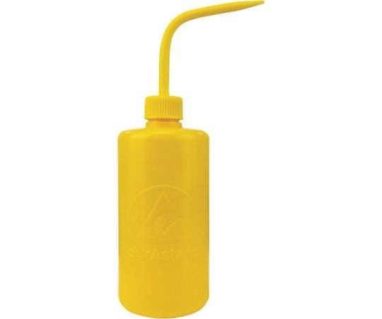 Trusco 黃色防靜電洗滌瓶 480cc 35793