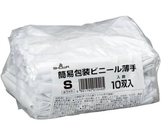 昭和手套 薄PVC手套 10雙 NO130系列