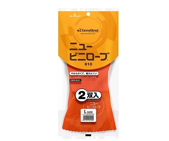昭和手套 PVC手套 New Vinylobe 2雙×30 包 610系列