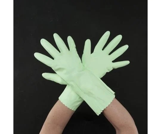 Esco 厚PVC手套 綠色 132 EA354GF系列