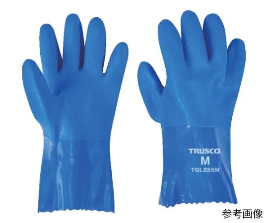 Trusco 厚1.2毫米 耐油PVC手套 M碼 TGL255M系列