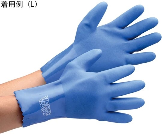 Midori安全 耐油PVC手套 10雙 VERTE-155N系列