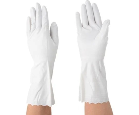 S.T. NP PVC薄手套 S 白色 NO140S-W