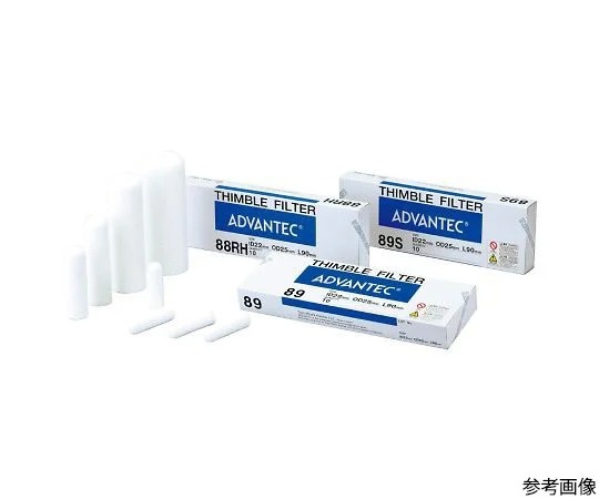 Advantec 圓筒濾紙 No.89(ID22mm OD25mm L90mm)10入 35900250