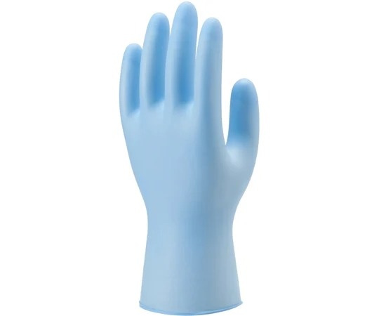 昭和手套 一次性 NBR橡膠化學防護手套藍色 1箱(100入手套 x 10盒) CD700系列