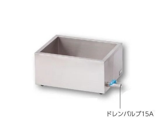 AS ONE 不鏽鋼水箱 方型 帶排水閥 15A 絕緣