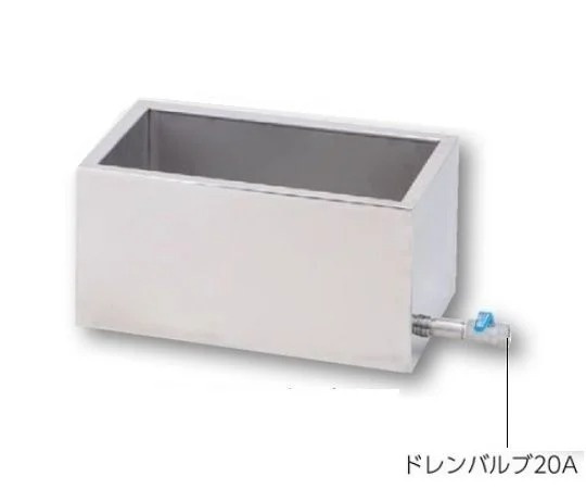 AS ONE 不鏽鋼水箱 方型 帶排水閥 20A 絕緣