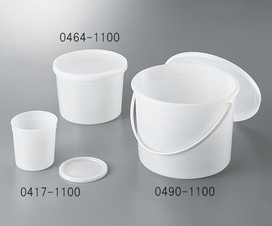 AS ONE 保存容器 1920mL φ164×122mm 50顆 0464-1100