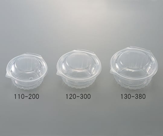 FPCO 圓型食品容器(可微波)134×130×67mm 50個 PPSA-丸130-380