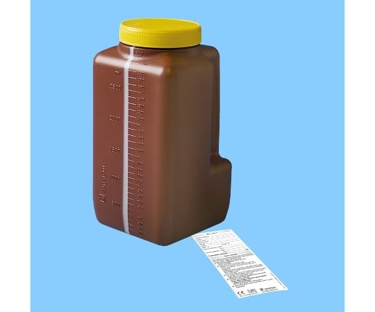 Sarstedt 尿液收集容器(茶色)3,000mL 1盒 30個 77.575.001