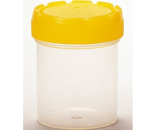 Sarstedt 容器(含刻度)黃色蓋子 70mL