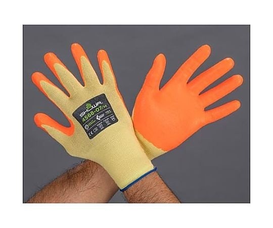 AS ONE 防切割 阻燃 Kevlar纖維 NBR塗層手套 EA354BX-1