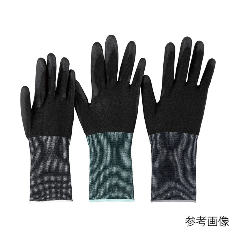 AS ONE AsTool 黑色防切割長手套(3級)(有塗層)