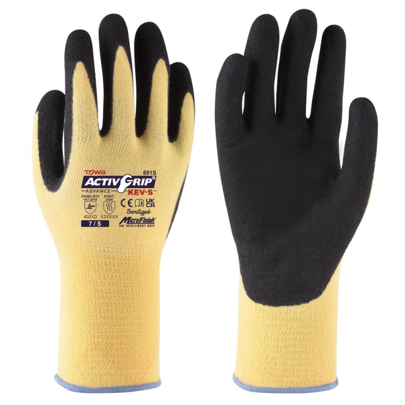 Towa 防切割手套 12雙 ActivGripAdvance KEV-S 591S系列