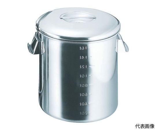 Sugico 18-8 具刻度 深型廚房鍋 內蓋式 SH系列