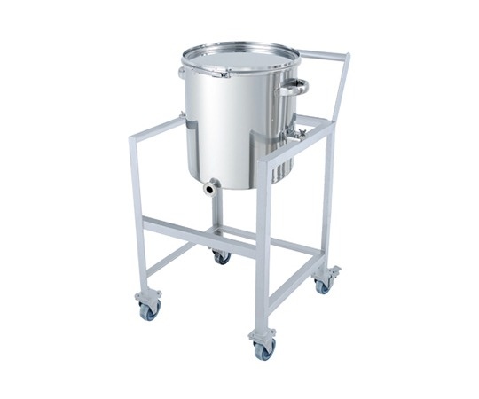 日東金屬 不鏽鋼錐型箍帶式密封容器 架台付(附把手、蓋置付)KTT-CTL-ASCC系列