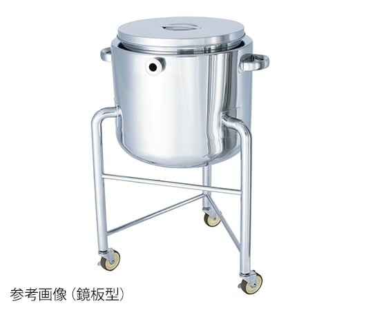 日東金屬 耐壓夾套式通用容器 腳輪付 料斗型 HT-ST-TJ-L系列
