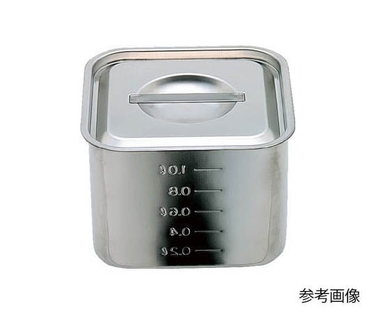 Sugico 18-8 具刻度 淺方型廚房鍋(附蓋)