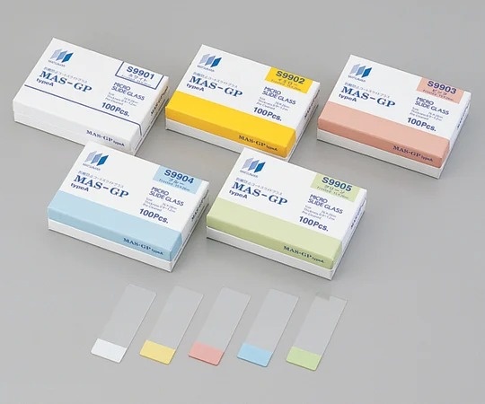 松浪硝子 防剝落鍍膜載玻片 100片