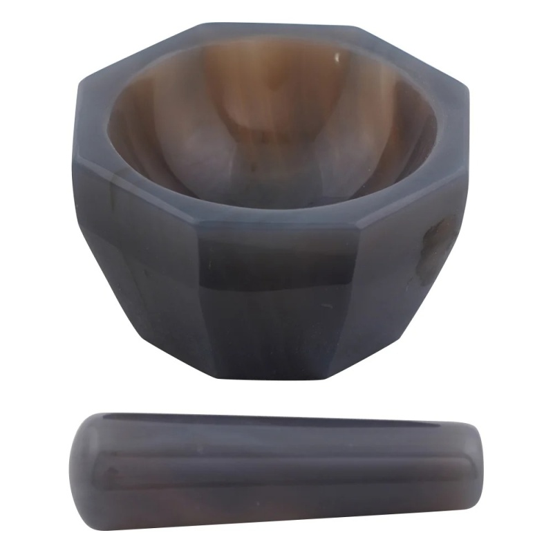 AS ONE 瑪瑙研缽(深型)附研棒