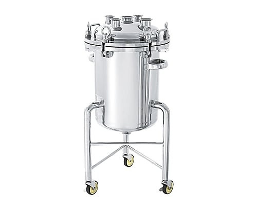 日東金屬 法蘭式不鏽鋼壓力容器 腳輪付 PCN-O-L系列