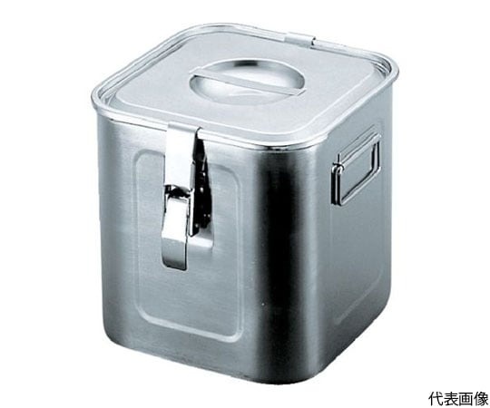 Sugico 附墊圈卡扣式不鏽鋼方型桶 PFK系列