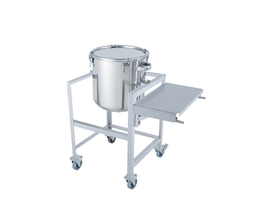 日東金屬 不鏽鋼鏡板型卡扣式密封容器 架台付(含作業台)DT-CTH-ASCB系列