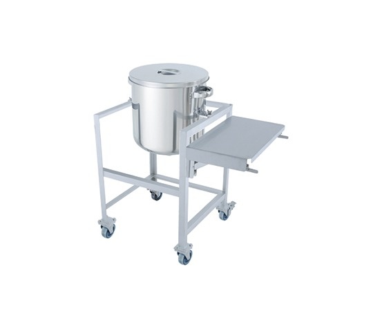 日東金屬 不鏽鋼鏡板型通用容器 架台付(附作業台)DT-ST-ASCB系列