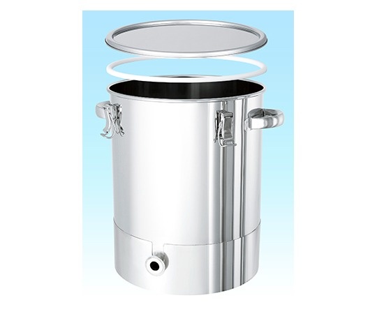 日東金屬 底部勾配型不鏽鋼密封容器 PTFE墊圈 KTT-CTH-PTFE系列