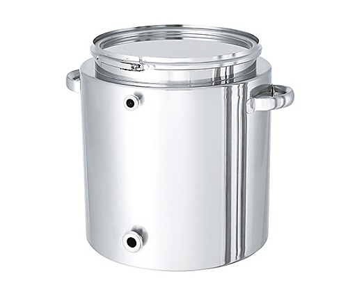 日東金屬 底部勾配型不鏽鋼夾套密封容器 箍帶式 L型矽膠墊圈 KTT-CTL-J系列