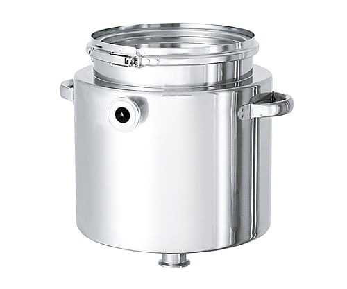 日東金屬 料斗型不鏽鋼夾套密封容器 箍帶式 L型矽膠墊圈 HT-CTL-J系列