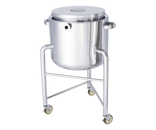 日東金屬 鏡板型耐壓夾套不鏽鋼通用容器 腳輪付 DT-ST-TJ-L系列