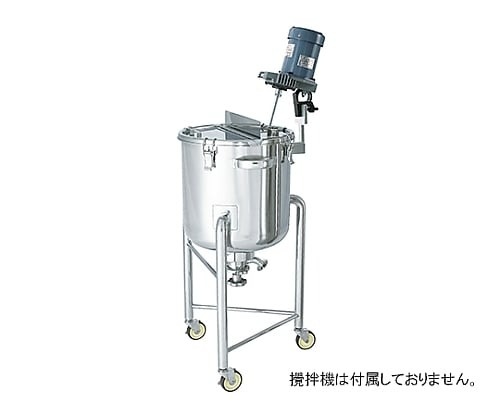 日東金屬 附攪拌機座鏡板型不鏽鋼容器(罐底閥)DTM系列