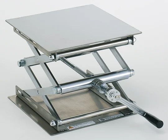 Teraoka 中/大型實驗室升降台 帶旋轉手柄和棘輪手柄 不鏽鋼 RS系列