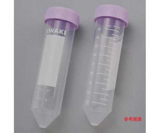 IWAKI PP 離心管 (50mL/白色印刷刻度) 300支 2445-050