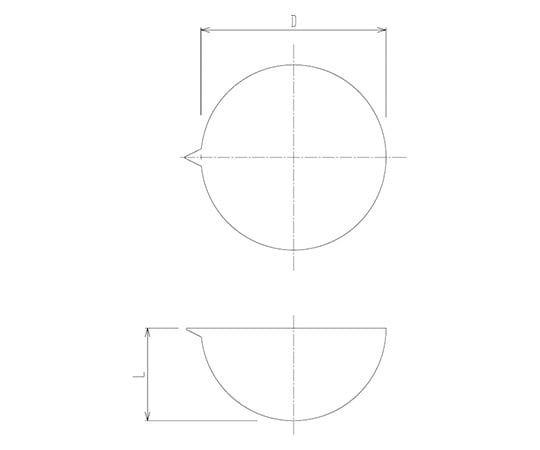 朝日製作所 石英蒸發皿 1024系列